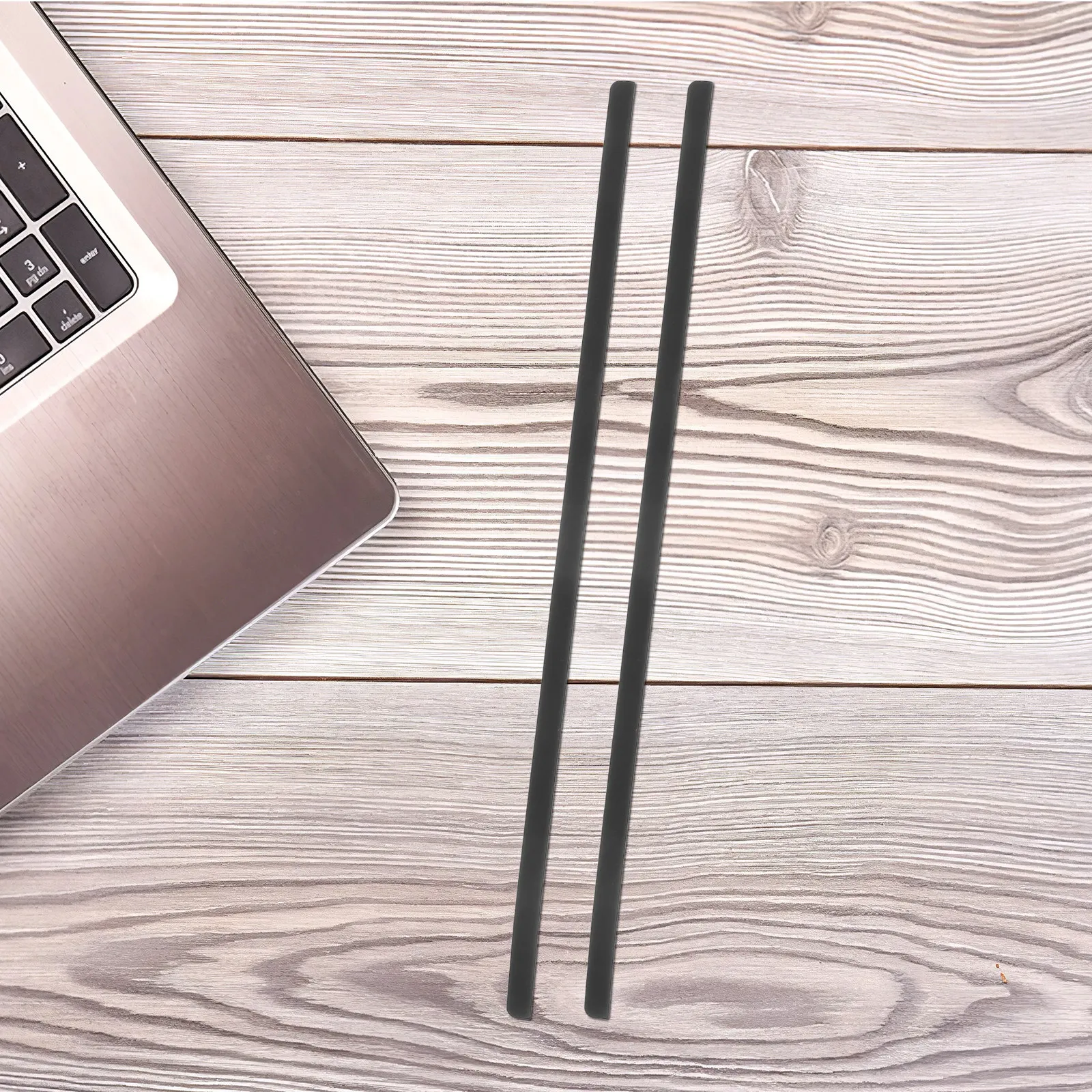2Pcs Laptop Bottom Case Rubber Feet Strips Nonskid Bumper Mat Replacement for Latitude 7400 E7400 Thick Cushioned Anti Slip