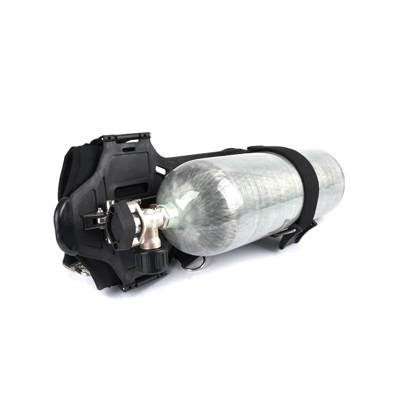 Hot Sale 6.8L SCBA Compressed Air Breathing Apparatus manufacture Carbon Fiber Cylinder Air Supply Breathing