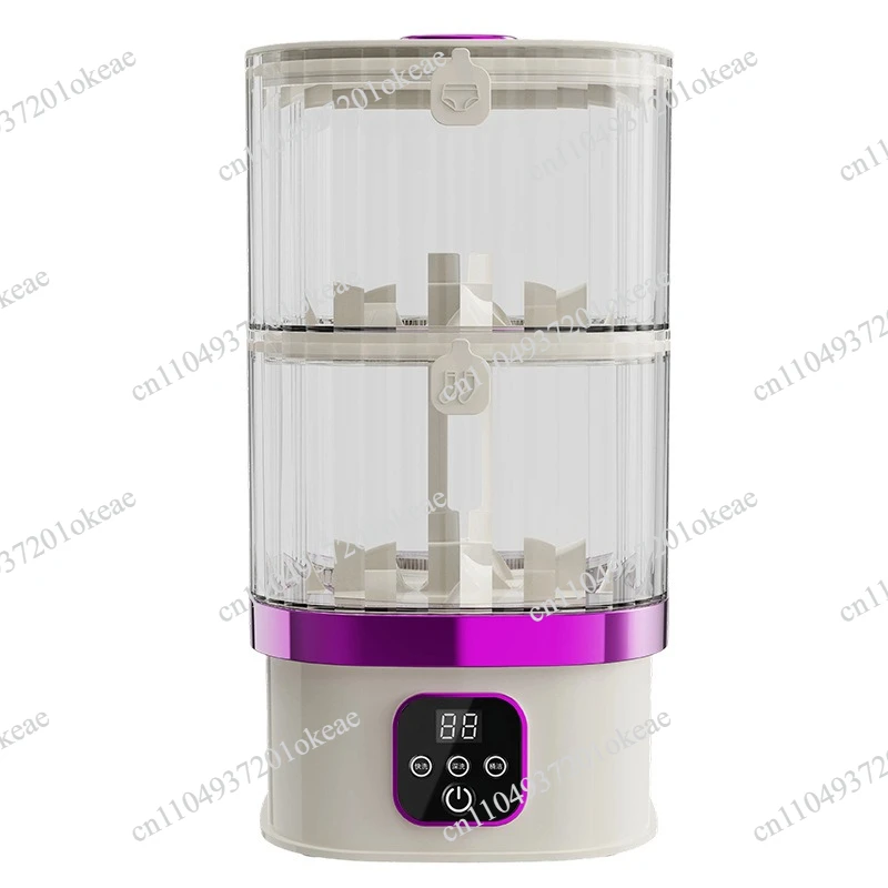 Mini Double Barrel Laundry Cup Unplugged Portable Underwear Underwear Laundry Cup