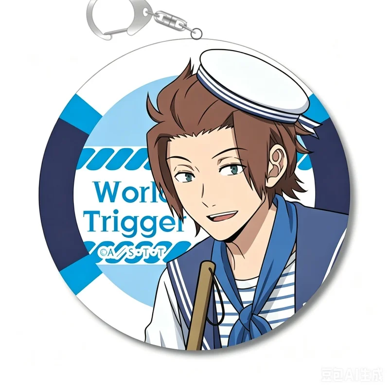 New 2026 World Trigger Bag Acrylic KeyRing Anime Lovers Lovely Products Sweet As A Gift For Fans Exquisite Product Keychain