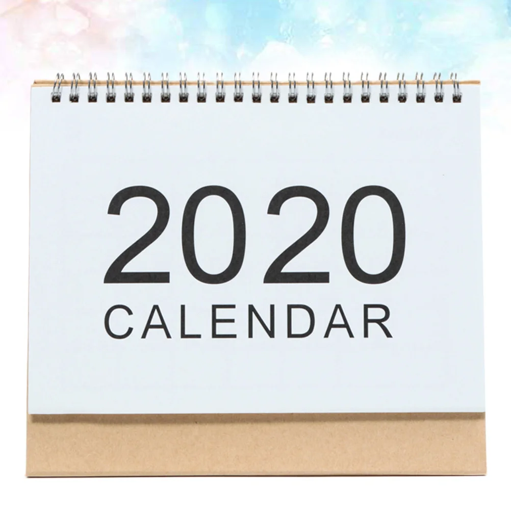 Calendário de mesa em pé simples papel desktop perpétuo diário chinês para calendários