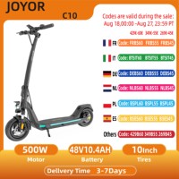 JOYOR C10 Electric Scooter 500W 48V 10.4Ah E-Scooter For Adult 10 Inches Tires Foldable City Electric Scooters 120kg Load