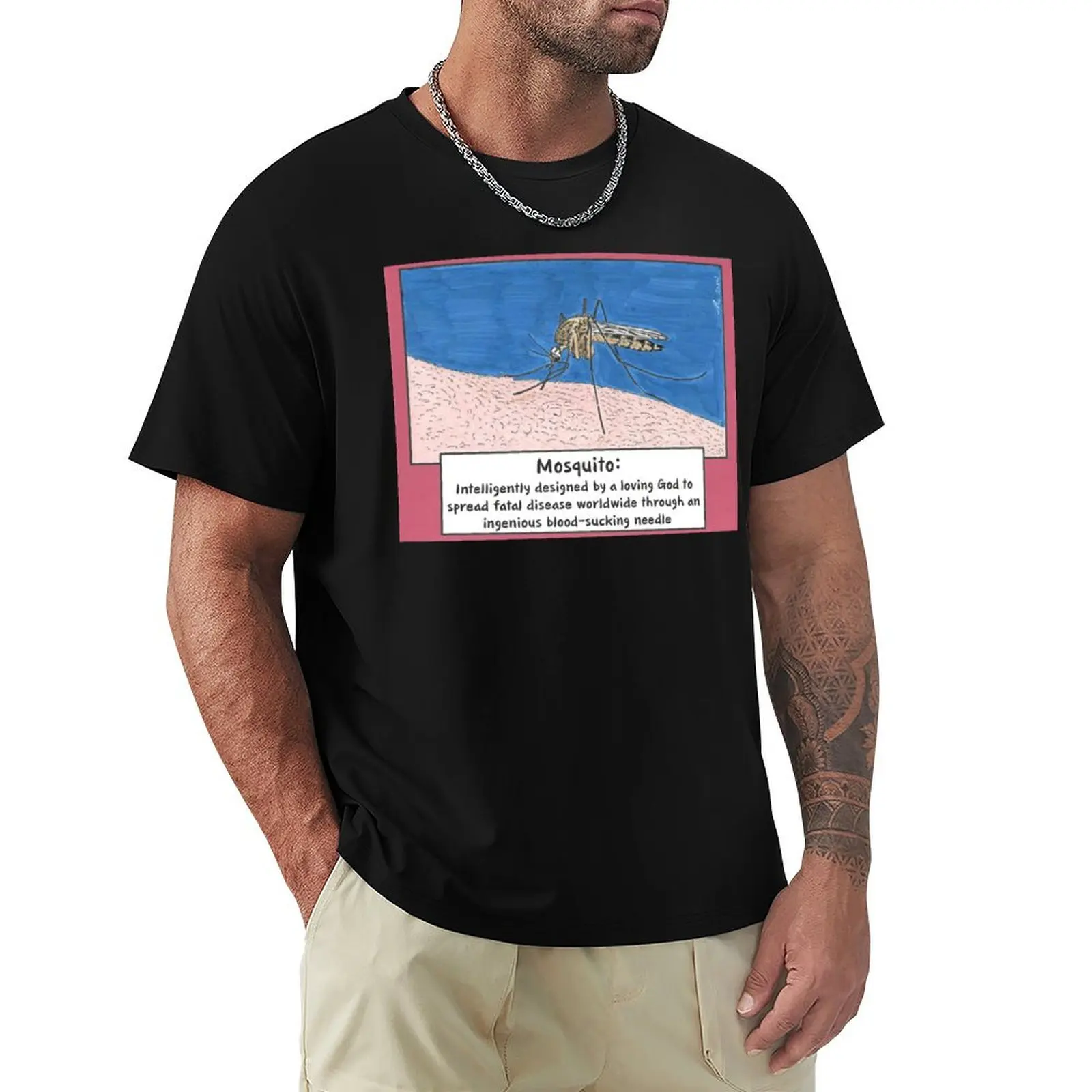 The Mosquito T-Shirt Minimalist Graphic Tee Shirt