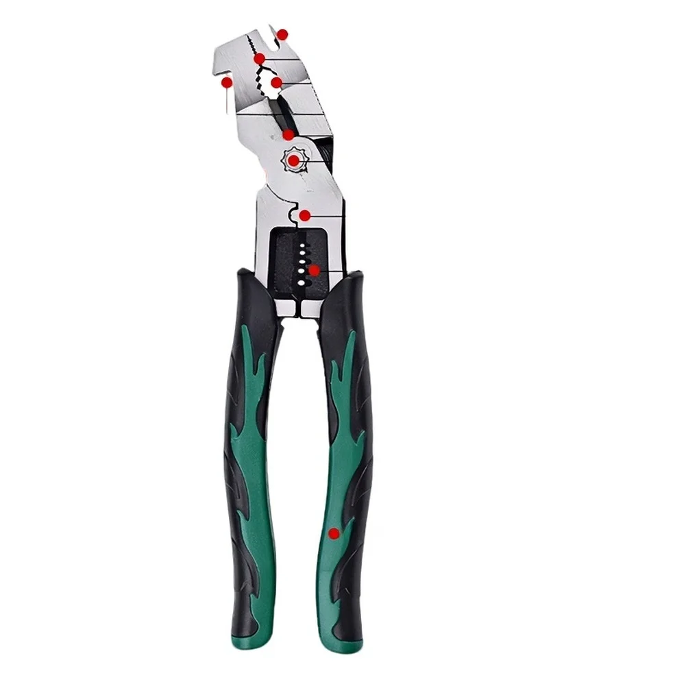 1pc Bend Wire Pliers Electrical Wire Cable Wire Cutter With Bent Head For Wire Snipping Stripping Crimping Electrician Hand Tool