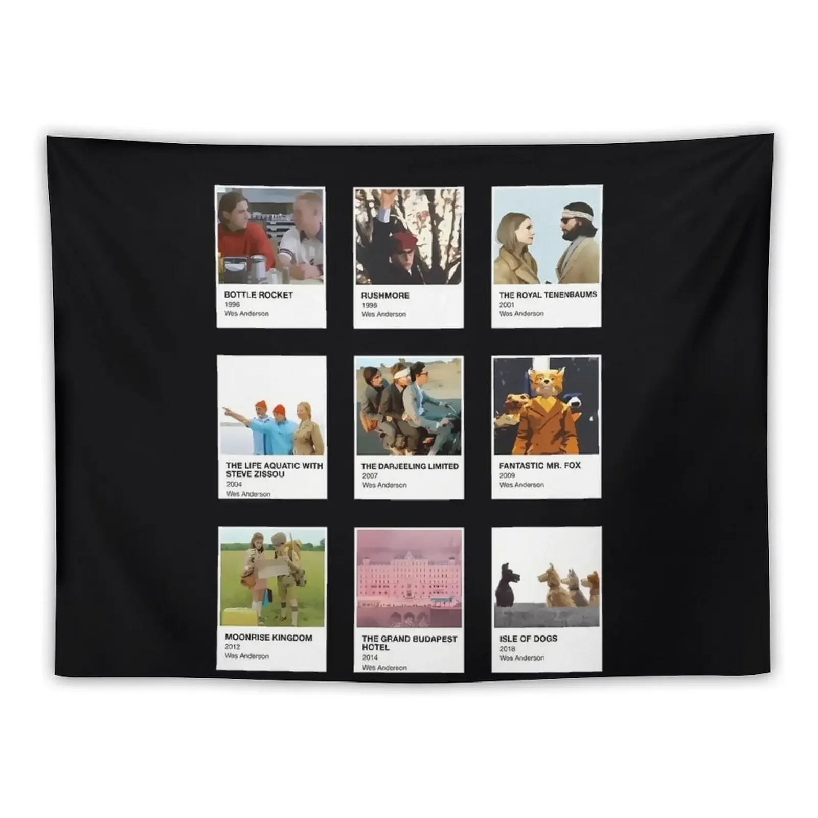 Pantone Wes Anderson Tapestry Decorations For Room Wallpaper Decoration For Rooms Room Decore Aesthetic Tapestry