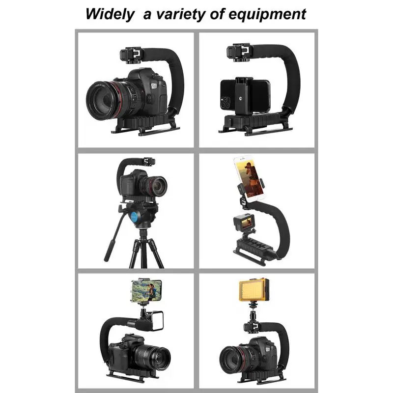 Camera Handle Grip Camera Stabilizer Photography Equipment C-Shaped Handheld Stabilizer Handle Grip Camera Holder Camera Grip