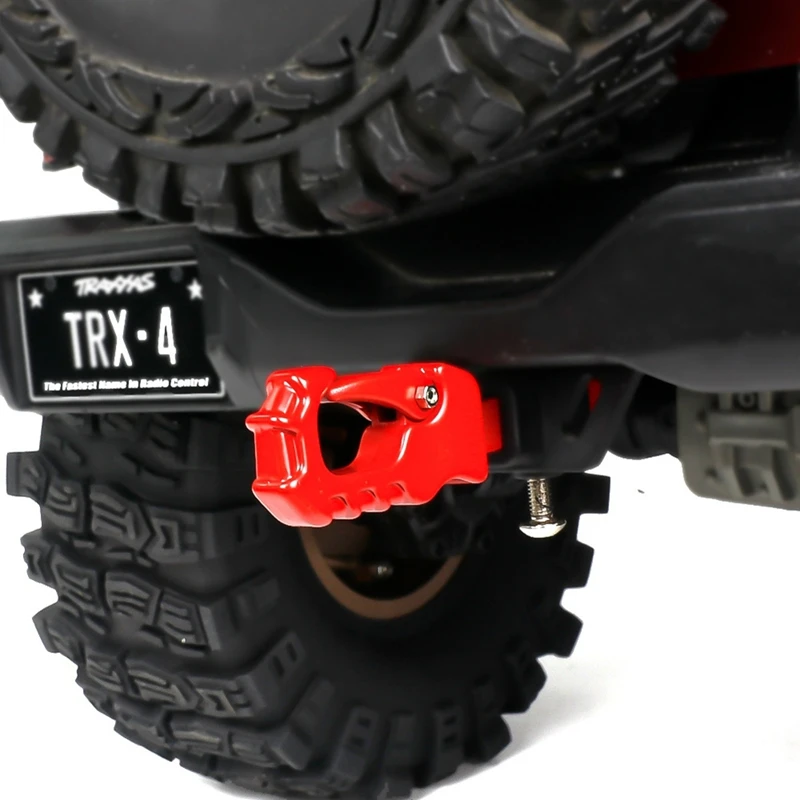 4PCS RC Car Upgrade Tow Traction Rescue Hook for 1/10 1/8 TRX4 SCX10 KM Tank 300 RC Car Upgrade Parts [bjve-Toy]