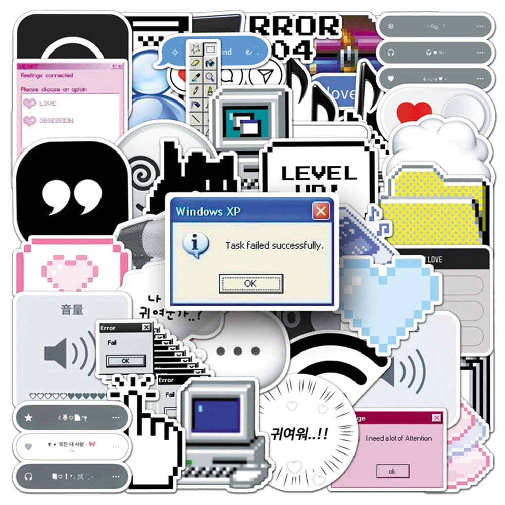 10/30/50pcs Network Internet Meme Stickers Funny Programming Java Cartoon Decals DIY Motorcycle Helmet Phone Cool Sticker Decor