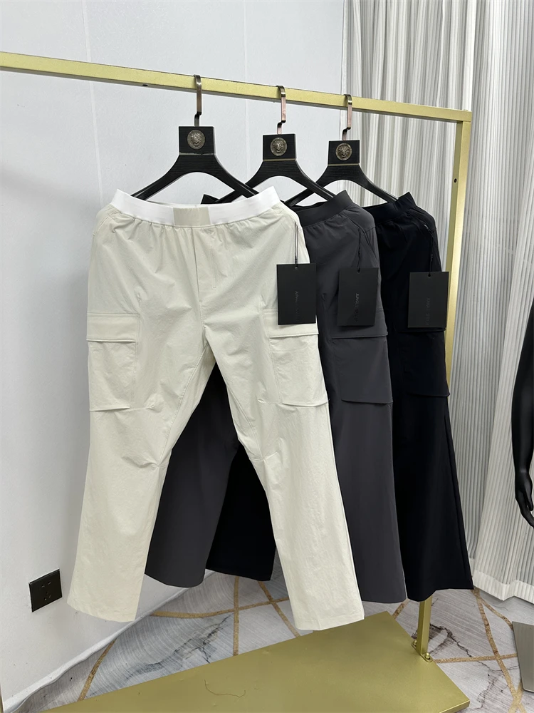 

Outdoor Men's Lightweight Breathable Straight Leg Work Trousers Casual Pants Tear Resistant Four Sided Elastic Mountain Series