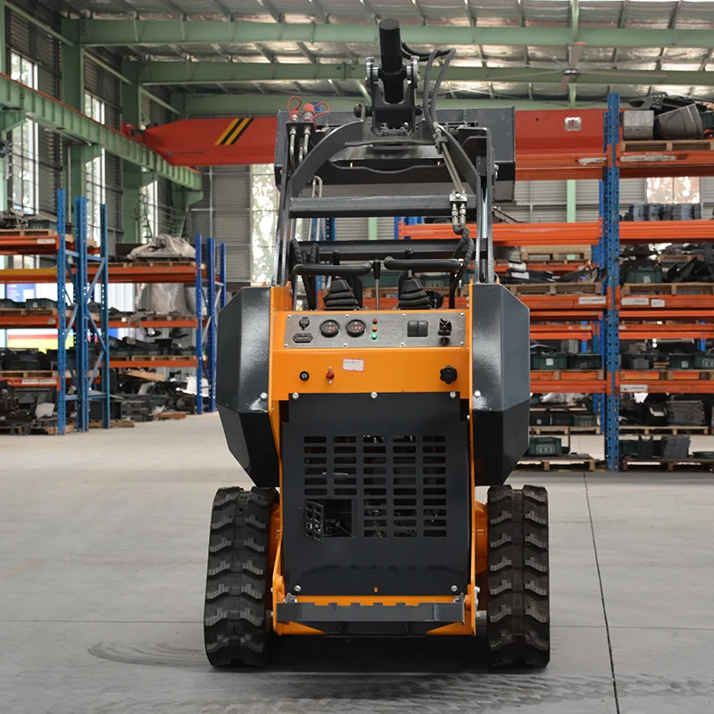 

Customized Mini Track Skid Steer From China the Brand Mini Skid Steer Loader Full Size with Attachments