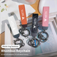 Car Key Chain Leather Keying Key Ring Men Women Gift Keychain Holder For NETA V Nezha U S GT 2022 2023 2024 Nezha NO1 NETA V