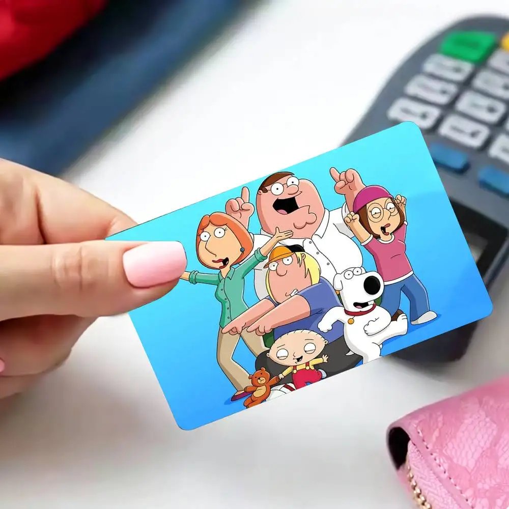 cartoon Big Pete FG-Family G-GuyS 4pcs 1Set Card Stickers Small Waterproof Chip 4PCS Card Sticker