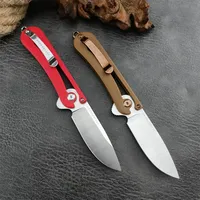 KREMENETSKY Lightweight Camping Folding Knife Sharp D2 Blade Non-slip G10 Handle Outdoor Hiking Essential Lightweight Knife