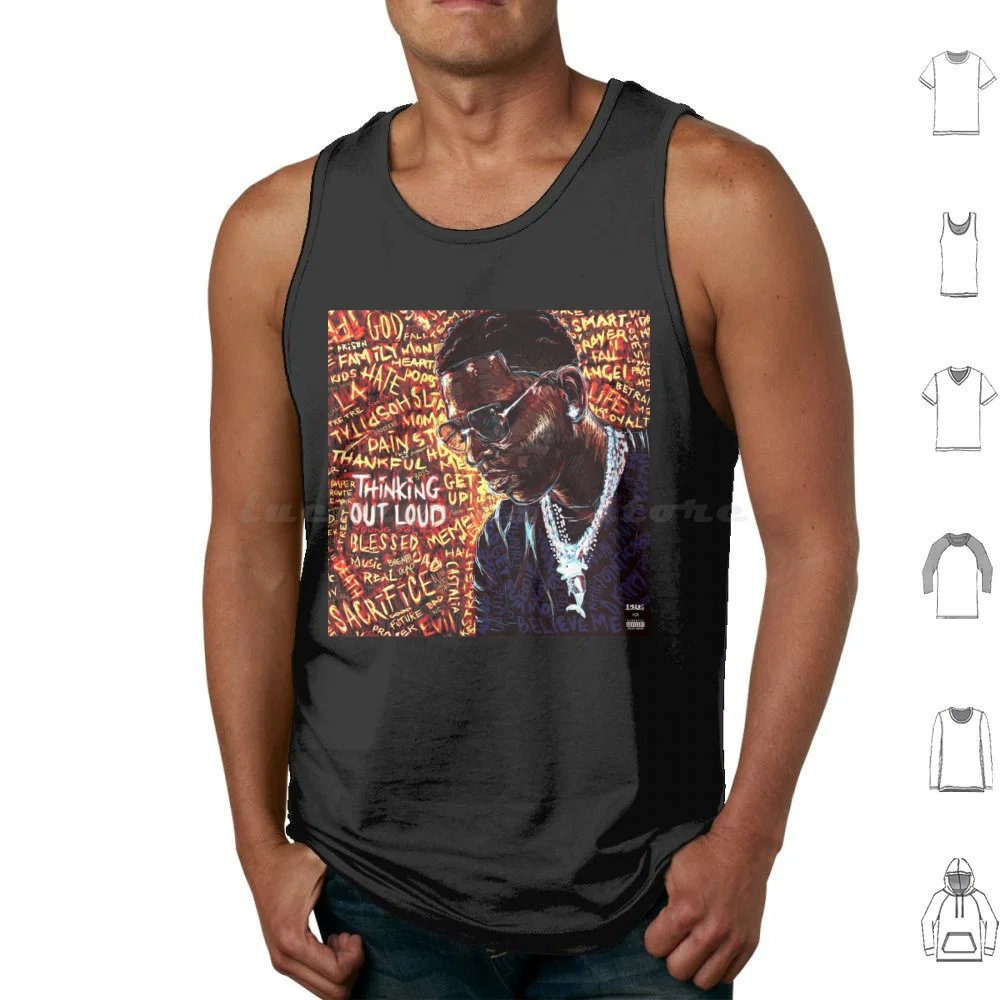 Thinking Out Loud-Young Dolph Tank Tops Vest Sleeveless Young Dolph Dolph Young Rip Young Dolph Memphis Rap Pre Rapper Hip