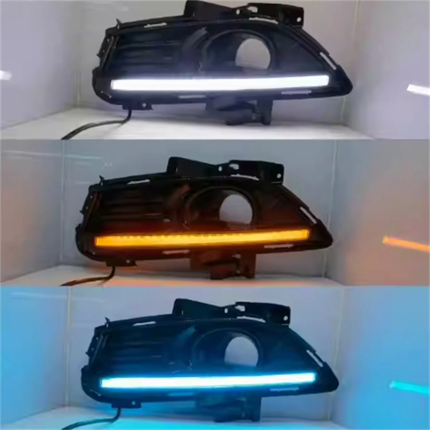 

eOsuns led drl daytime running light for Ford mondeo fusion with wireless control