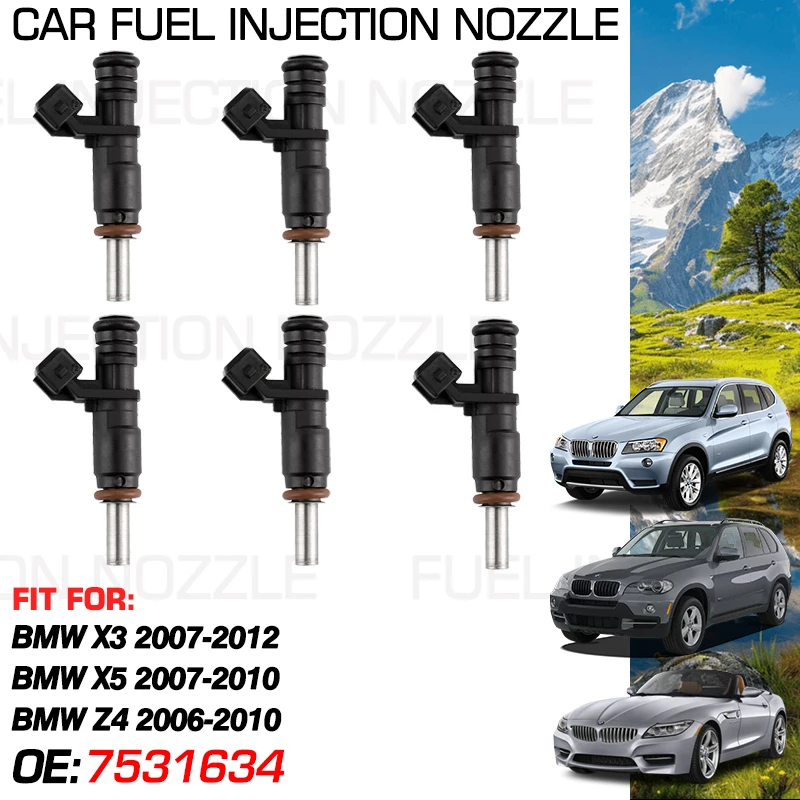 Car Fuel Injectors Nozzle Injection for BMW X3 E83 2007-2012 2010 BMW X5 E70 2007-2010 2008 BMW Z4 2006-2010 2009 Parts 7531634