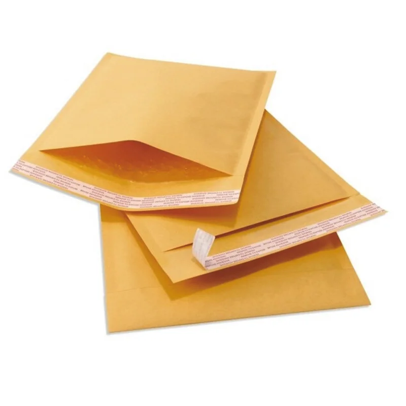 20x25cm Large size Kraft Paper air bubble bag Yellow Bubble film Envelopes bubble mailer packaging bag 10 Pcs/lot