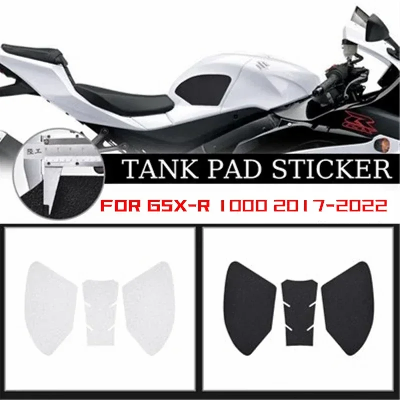 

For Suzuki GSX-R 1000 GSXR 1000R ABS GSX-R1000 2017-2022 Motorcycle Side Tank Pads, Traccion Anti-Slip Pads, Knee Grip Sticker