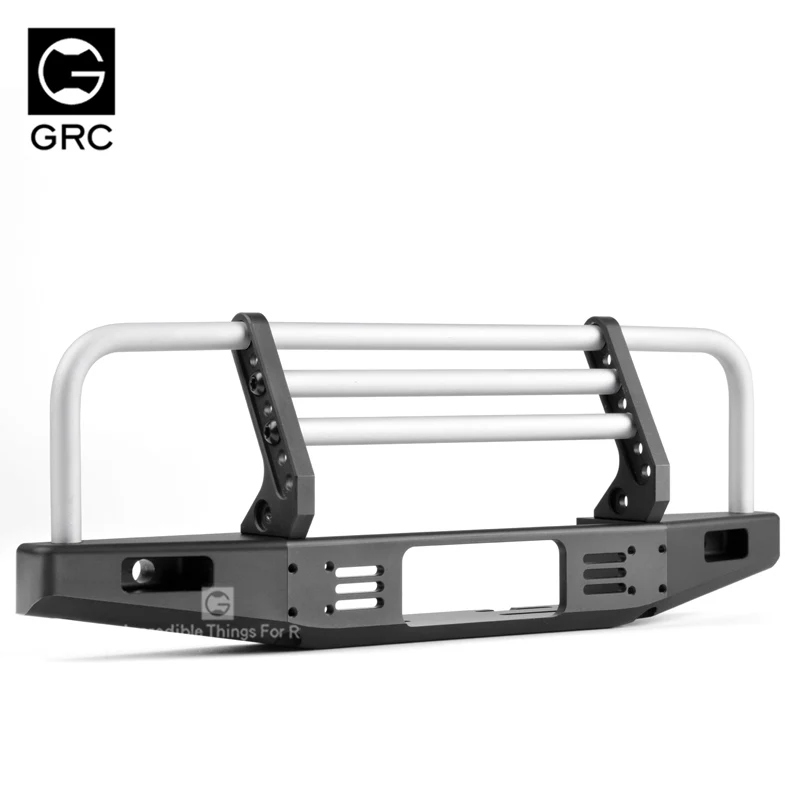 GRC Aluminum Wilderness Front Bumper for 1/10 TRX4 Defender SCX10 90046 90047 Upgrade Option Parts #GAX0079G GAX0079F