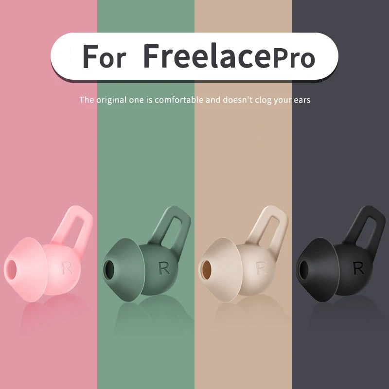 Silicone Ear Pads For Huawei Freelace Pro Wire Bluetooth Earphones Cushion Covers Caps Earphone Case Earpads Eartips 2pcs/Pair