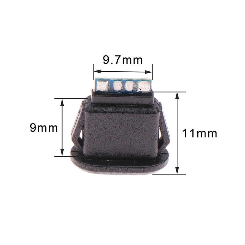 TYPE-C 5-Pins Waterdichte Connector Directe Compressie Vrouwelijke Basis Aansluiting Opladen Interface Staart Plug Interface