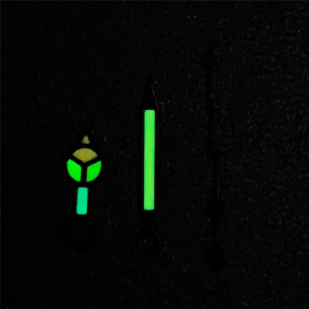 3 Pins Green Luminous Watch Hands for NH35/NH36/4R/7S Movement Modified Part Lightning Watch Pointer Needles