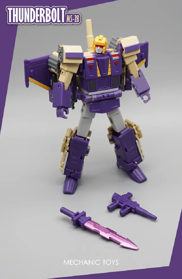 Mft blitzwing thunderbolt ms28 MS-28 transformação mini bolso figura de ação robô modelo coleção brinquedos deformados presente