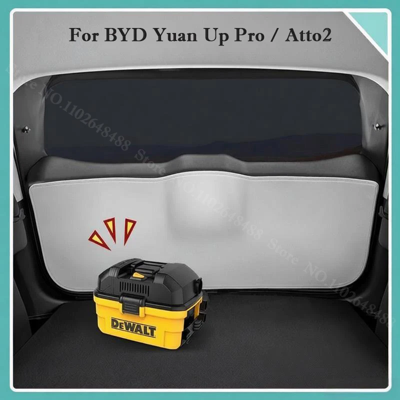 

For BYD Yuan Up Pro Atto2 Leather Tailgate Protector Pad Trunk Cargo Area Guards Anti Kick Anti-Scratch Mat Interior Accessories