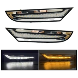 2Pcs 24V LED Headlight For Mercedes Actros MP3 Front Signal Light Daytime Running Lights Dynamic Turn Signal Accessories Parts