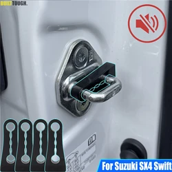 Car Door Lock Sound Deadener Damper Buffer For Suzuki SX4 S-Cross Swift Neo Baleno Rattling Quiet Noise Deaf Soundproofing seal 