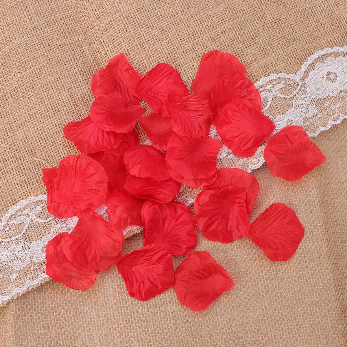 

2000 Pcs Roses Artificial Flowers Petals Silk Red Dining Table for Wedding Decor