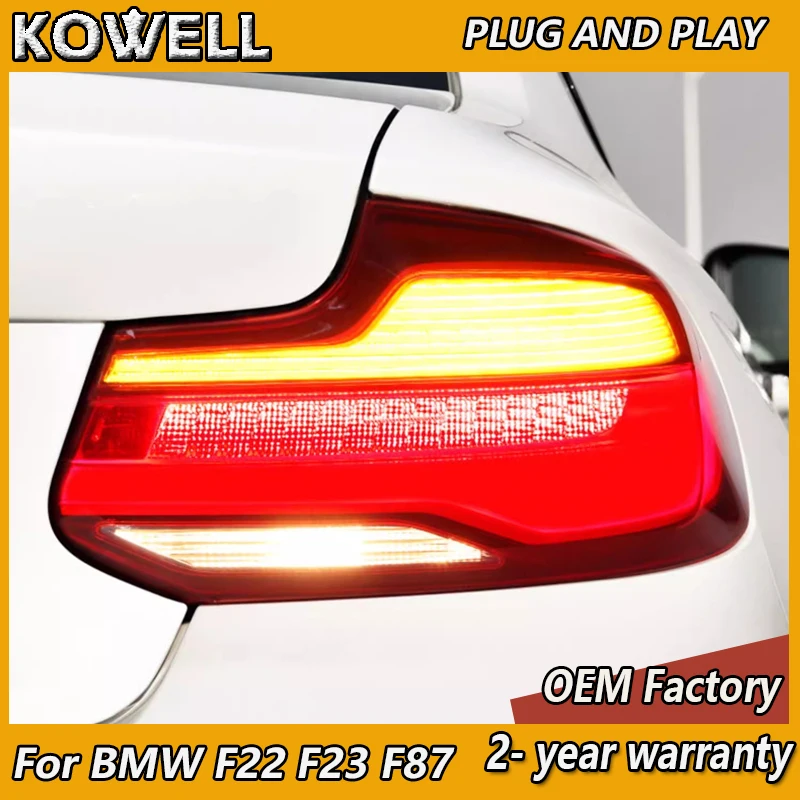 Car Styling for BMW F22 Tail Light 2014-2021 F87 Taillights F23 M2C 220i 225i Rear DRL Fog Brake Turn Signal Reversing