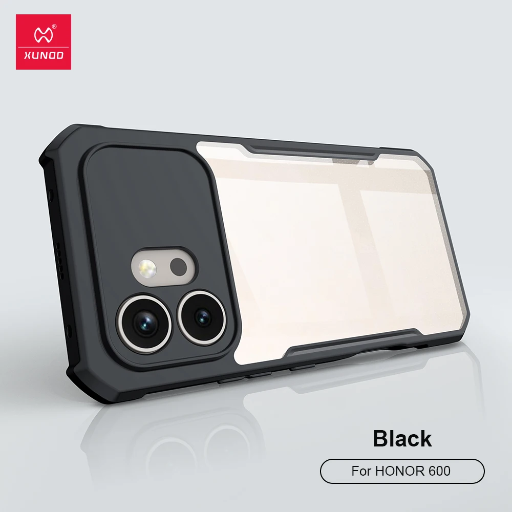 Xundd Case For Honor 600 Pro 600 Global Version,Airbag Shockproof Protective Cover, PC+TPU Anti-Yellowing Anti-Fingerprint Case