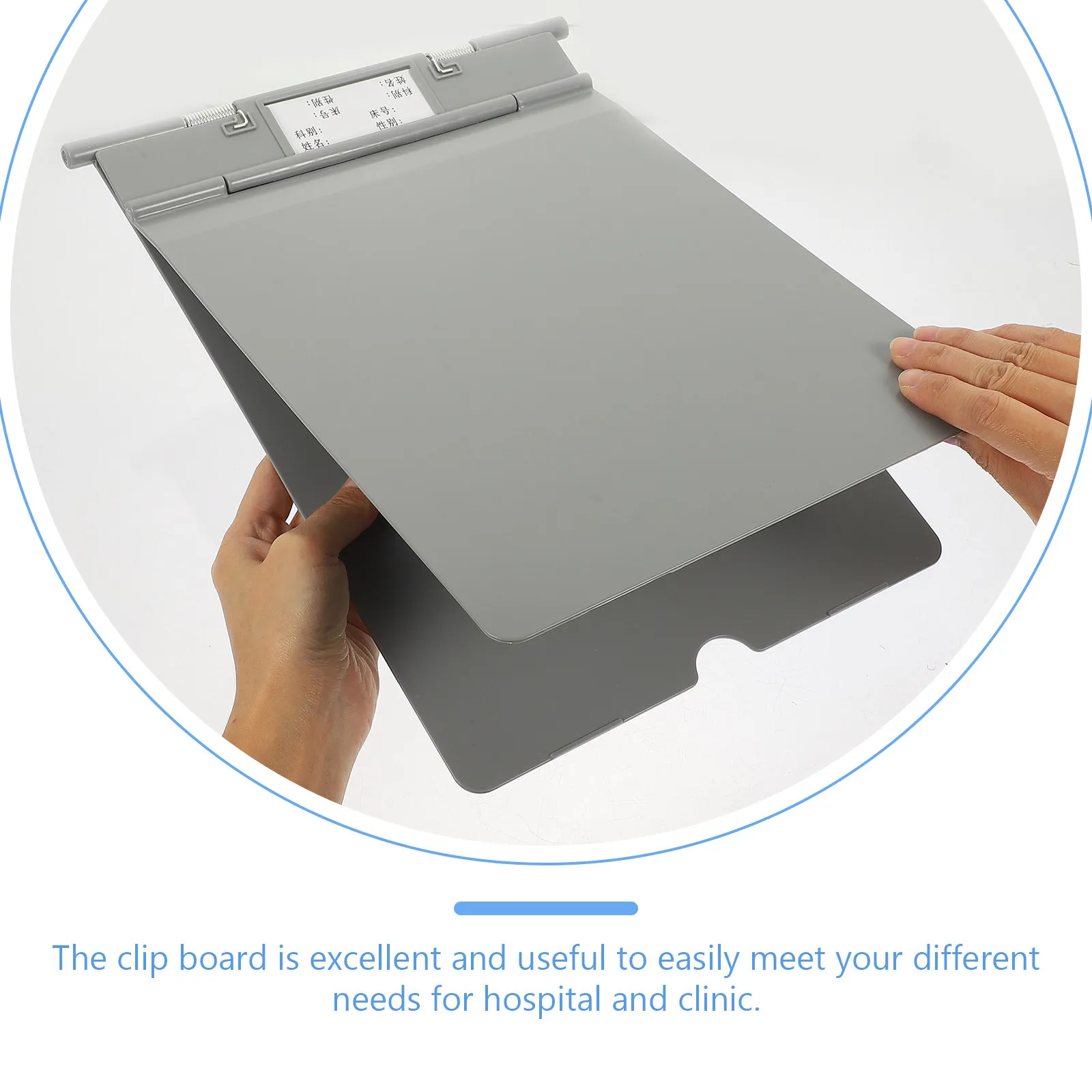 

Professional Medical Clipboard for Clinics Hospitals Nurse Writing Board with Strong Clip Smooth Writing Surface Portable