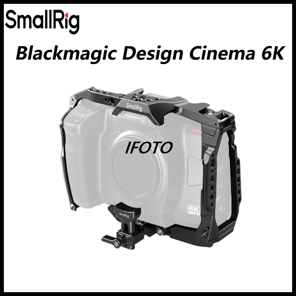 

Smallrig Camera Cage Basic/Advanced Cage Kit for Blackmagic Design Cinema 6K Handgrip holes with threaded 4785 4575 4574