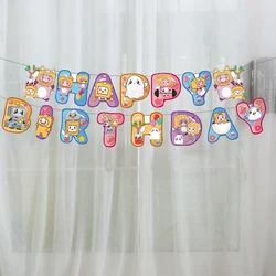 Lanky Box Banner Balloon Birthday Party Supplies Becoming A Cat Background Decoration Cake Topper Baby Shower Wedding Home Decor
