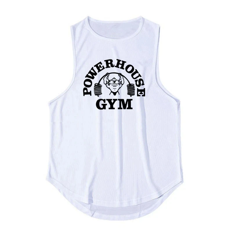 Men\'s Singlets Top for Fitness Gym T-shirts Suspenders Man Bodybuilding Shirt Vests Stringer Sleeveless Sweatshirt Clothing Vest