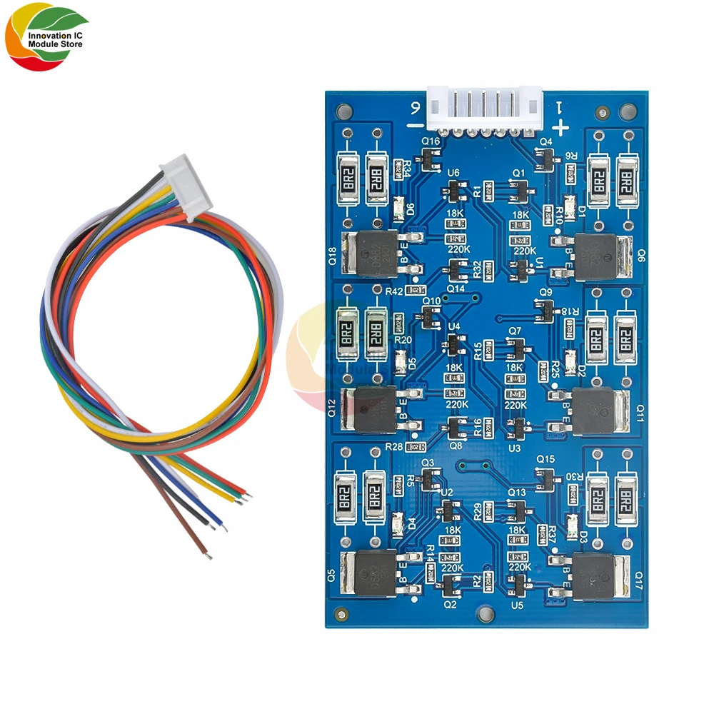 2.7V/16V LTO 6S Balance Board Balance Circuit Lithium Titanate Battery Protection Ultra-farad Capacitor Protection Board Module