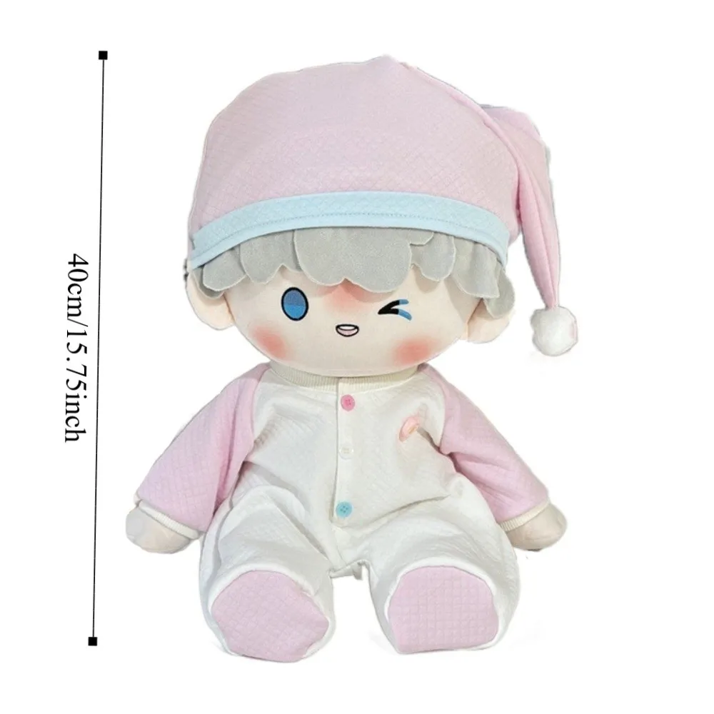 Jumpsuit 40cm Cotton Doll Clothes Sitting Posture Clown Hat Doll Clothes Cartoon Cute No Attribute Doll Clothes