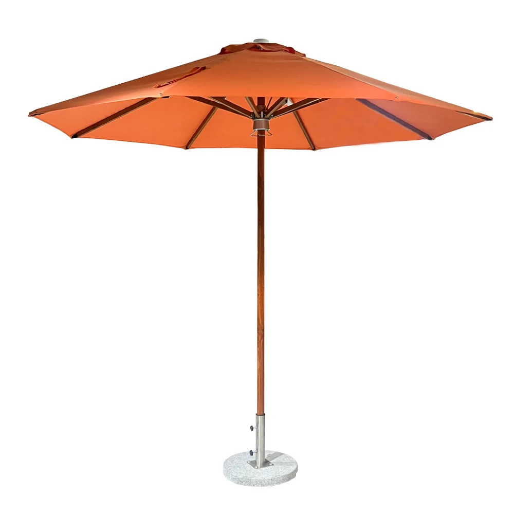 Heavy Duty Aluminum Large Size Hydraulic Patio Umbrella Waterproof Outdoor Furniture for Courtyard Hotel Restaurant