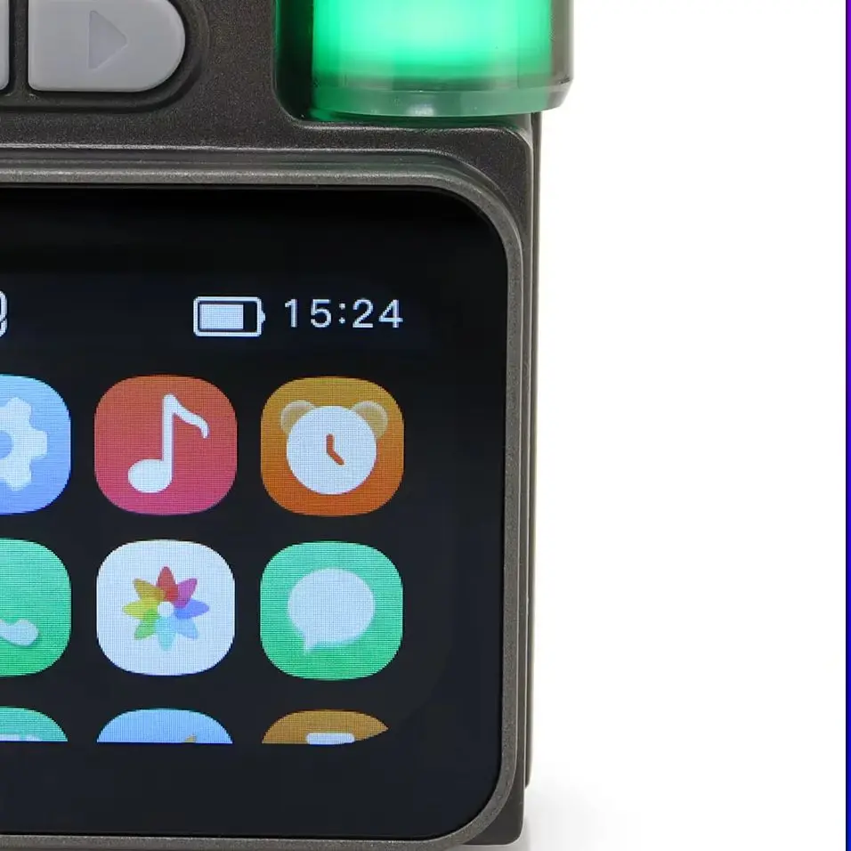  Bluetooth-compatible Speaker LED Display Screen Wireless Metal Mechanical Speaker With RGB Subwoofer Support Calendar Clock