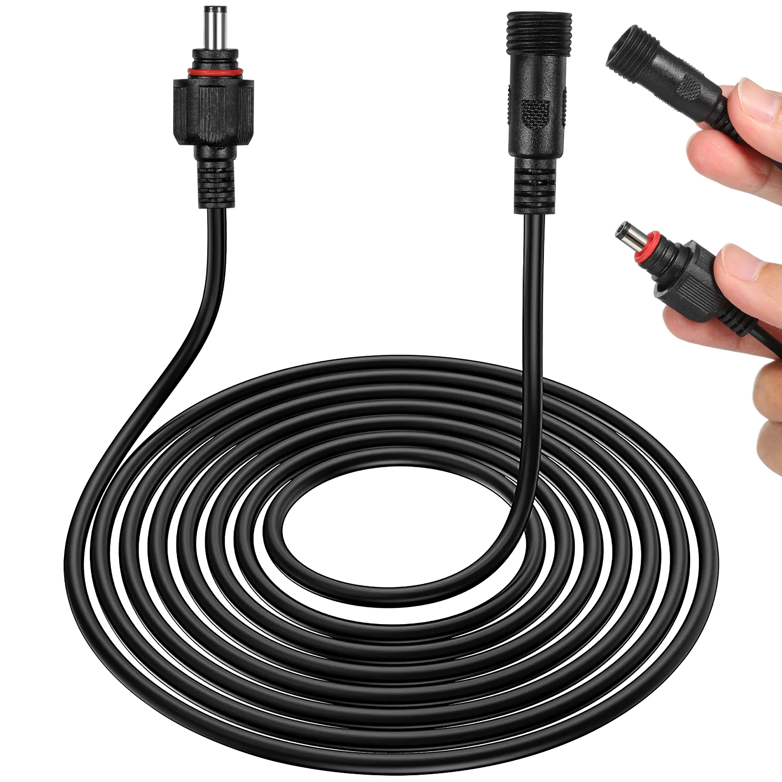 

5M Monitoring Extension Cable DC Power Solar Water Pump Security Camera Cord Durable Connection Wire Low Consumption Power