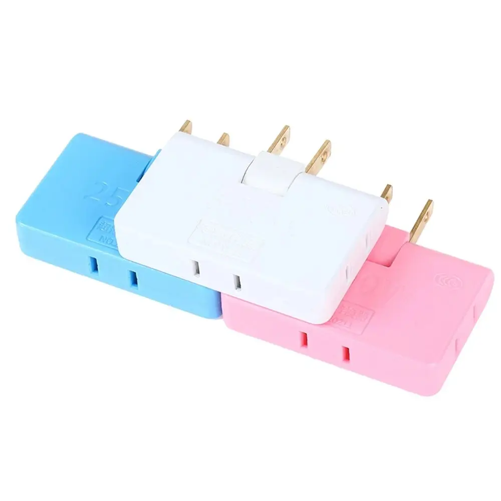 Adapter One In Three Plug 180 Degree Extension Plug Expansion Socket Wireless Outlet Adapter Rotatable Socket Converter