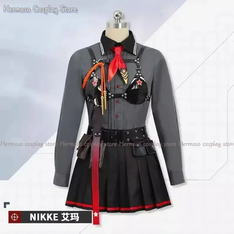 

Предпродажа GAME NIKKE The Goddess Of Victory Emma Косплей Костюм Вечеринка Ролевая игра Униформа Наряд Косплей Gamae Костюм для взрослых Con