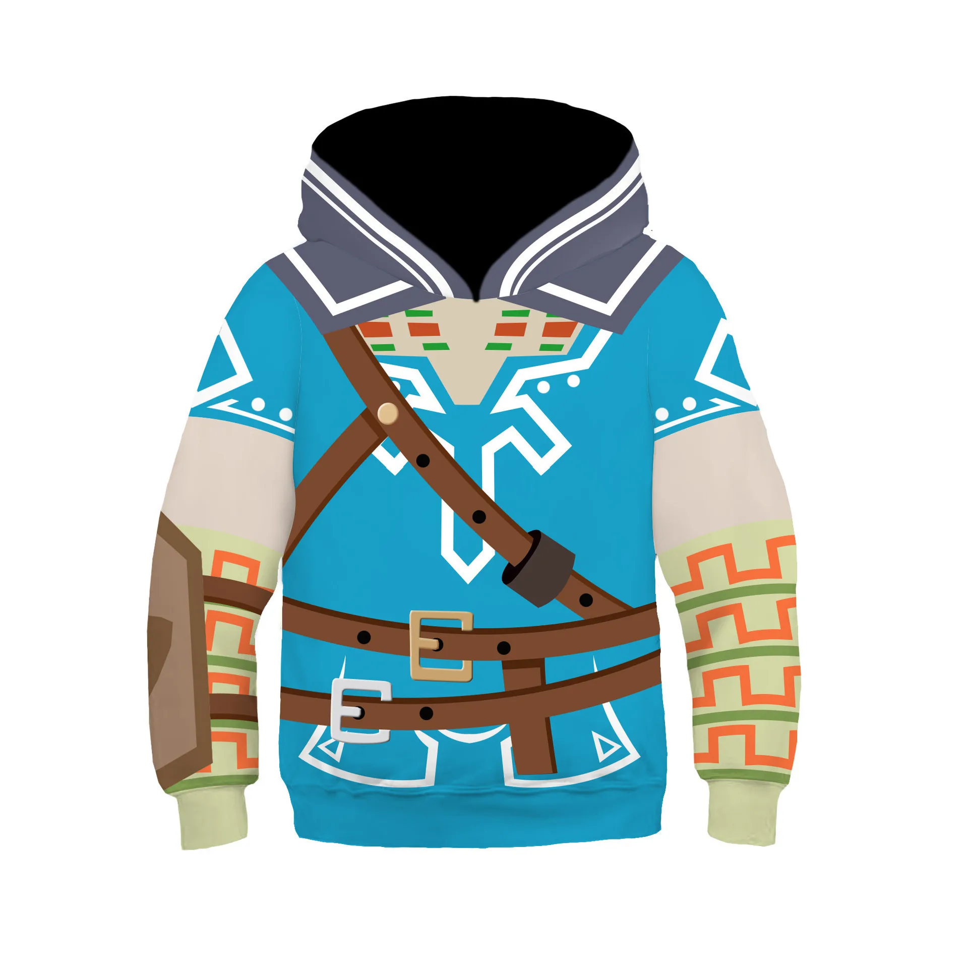 

Anime Cosplay Costume Game Character Link Hoody Zelda Cosplay Sweatshirt Tears of Kingdom 3D print Hoodies