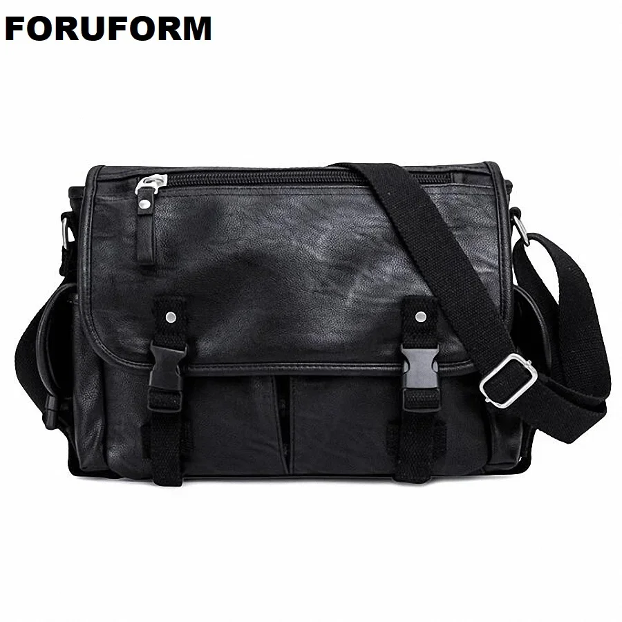 High Quality Leather Men Bag Casual Business Leather Mens Messenger Bag Fashion Men\'s Crossbody Bag Bolsas Male