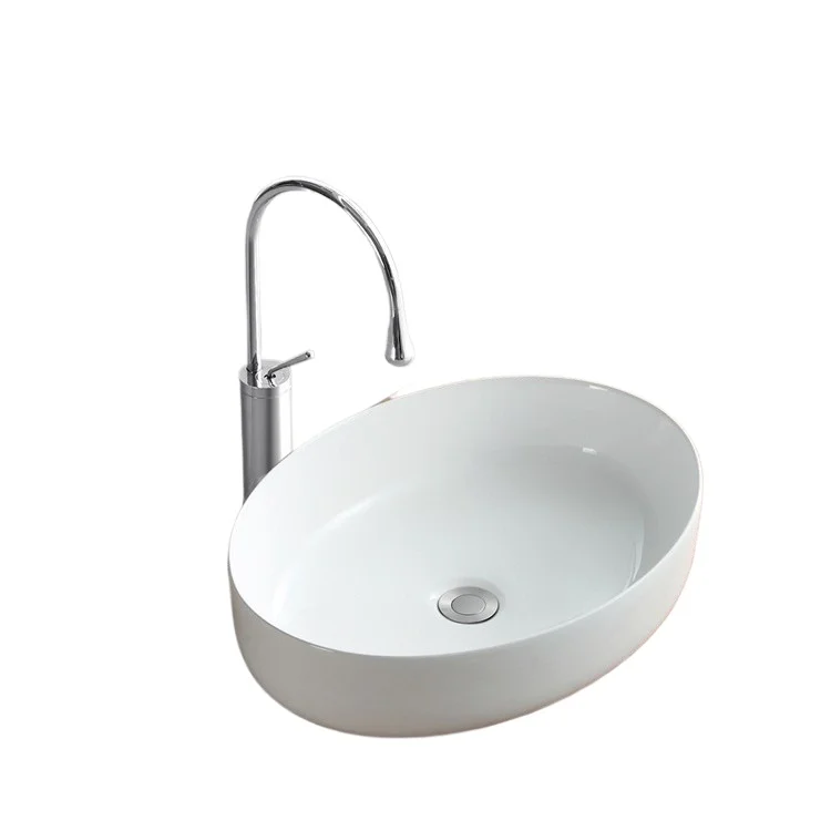 

Ceramic table basin table wash single bathroom wash pool plate basin household light luxury style