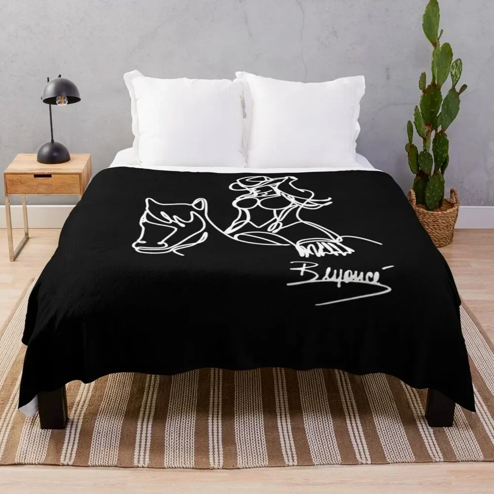 

Renaissance Minimalist Line 2 - Beyonce Throw Blanket Fuzzy Plush Throw Blanket for Sofa Chair
