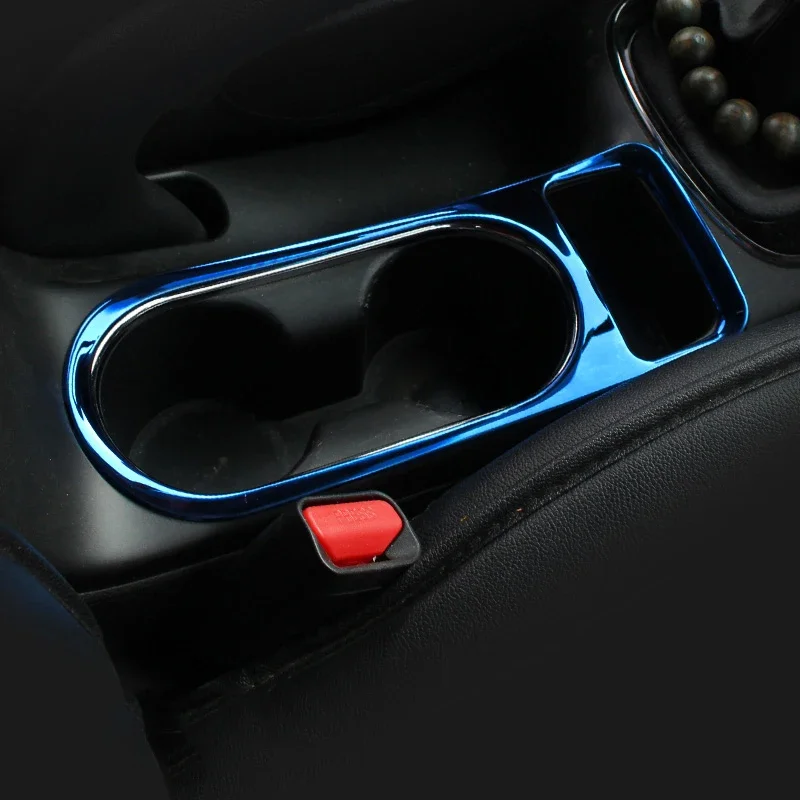 Car Center Console Cup Slot Holder Frame Decoration for Kia K3 Cerato 2016 2017 2018 Forte Interior Accessories Auto Styling