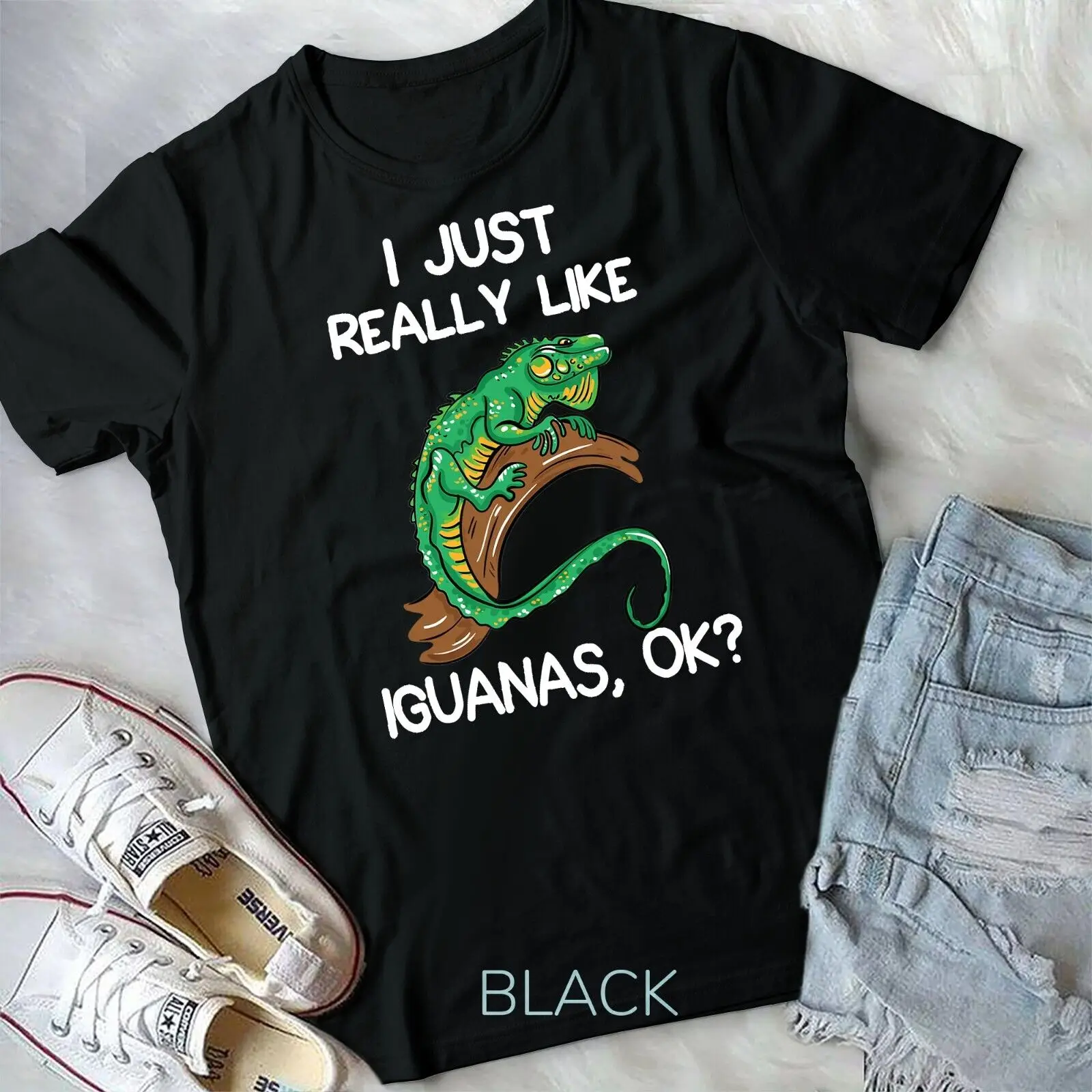 

I Just Really Like Iguanas, OK - Owner Lover Gifts Iguana Unisex T-shirt